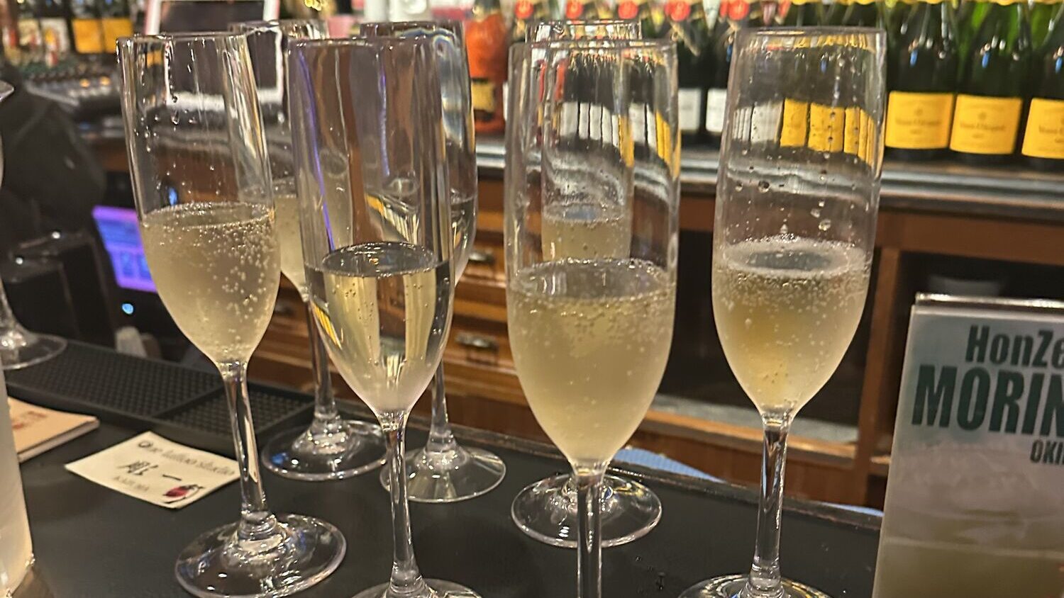 Champagne at Bar Chakara